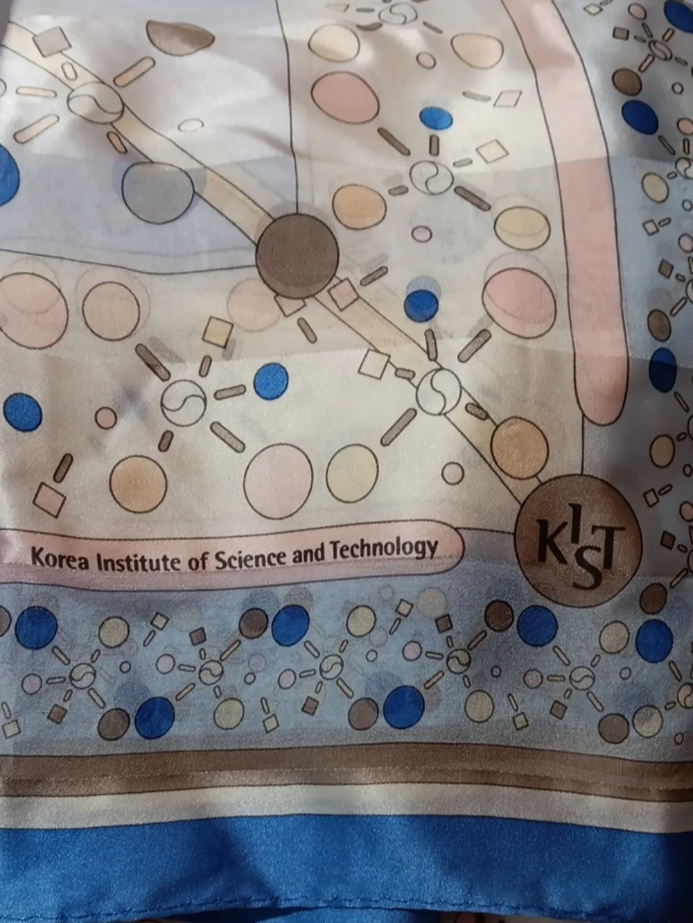 Vintage Korea Institute Of Technology Womens Silk Scarf